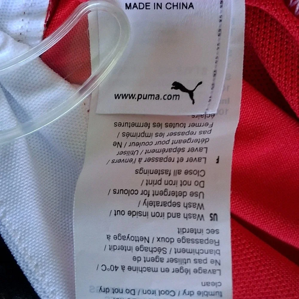 Puma Arsenal FC Soccer Jersey Men's XL Red White 2015-2016 Football Home